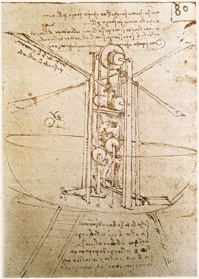 Macchina volante da Leonardo da Vinci